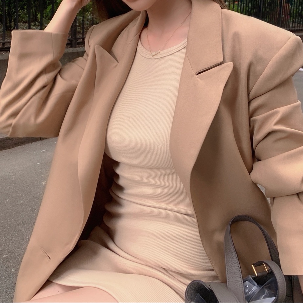 ASOS Design Perfect Blazer Camel